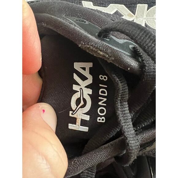 Hoka Bondi 8 Size 8.5B running shoes, used condition - Picture 9 of 12